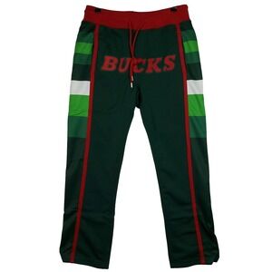 Just Don Milwaukee Bucks Mitchell & Ness NBA‎ Small Jersey Pants Green NWT